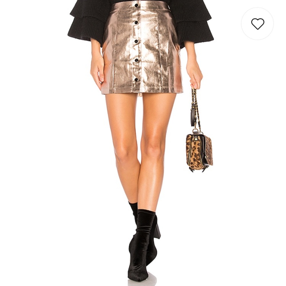 Like new metallic skirt